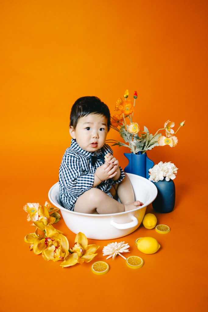 流山　1歳誕生日　男の子　スタジオ撮影　誕生日撮影　おしゃれ